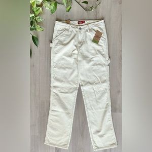 Dickies Cream Corduroy Carpenter Pants